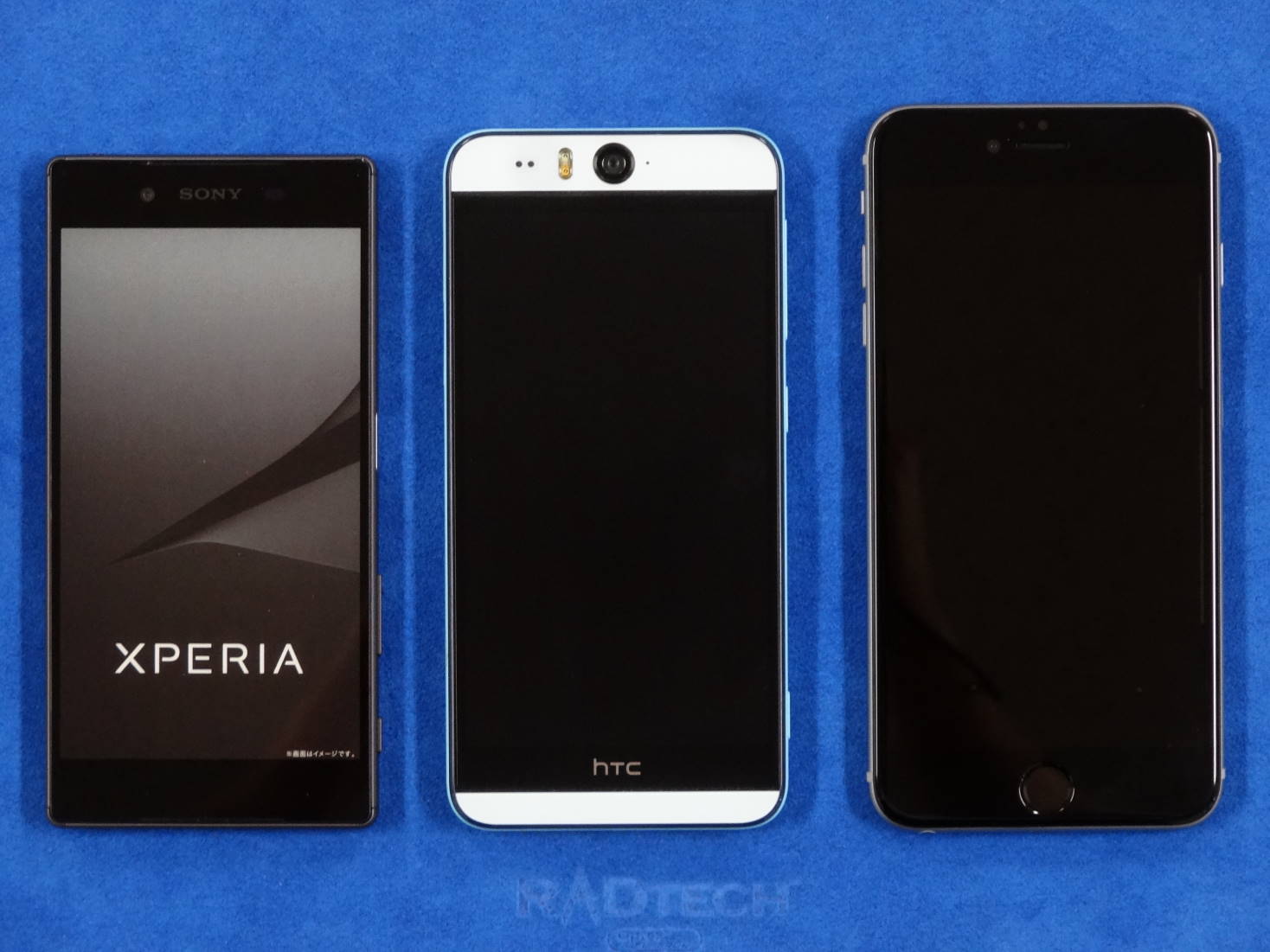 Xperia Z5 と HTC Desire EYE  と iPhone 6 Plus