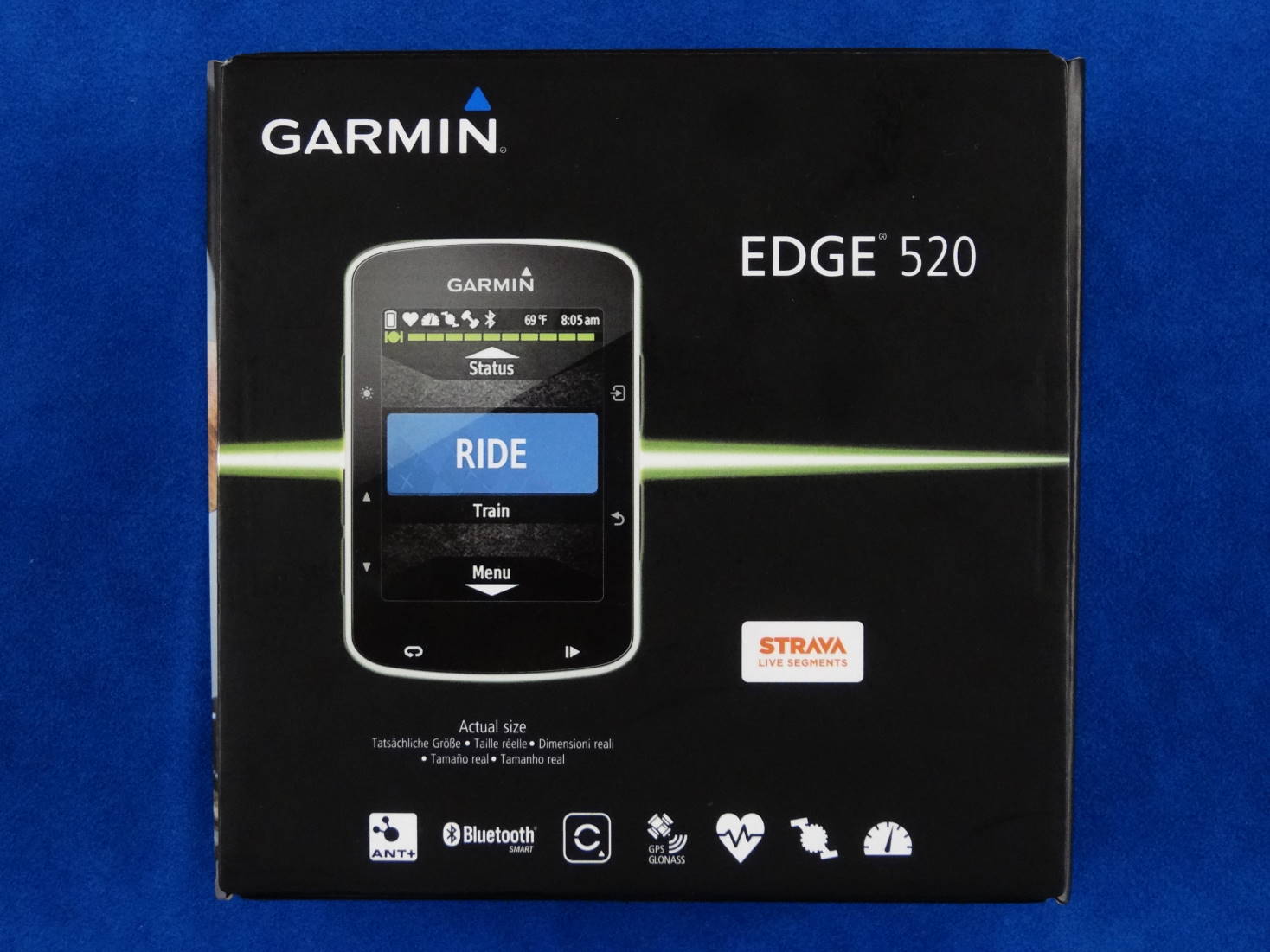 GARMIN Edge 520 外箱表面