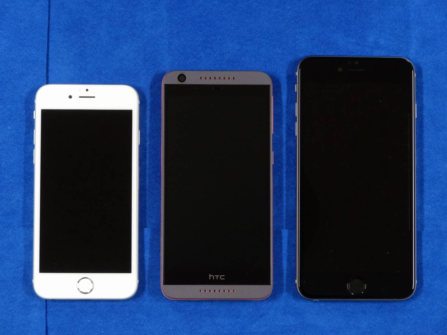 iPhone 6 と HTC Desire 626 と iPhone 6 Plus