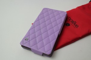 Noreve Perpetual Couture Selection レザーケース for Xperia Z SO-02E(パープル/クチュール)