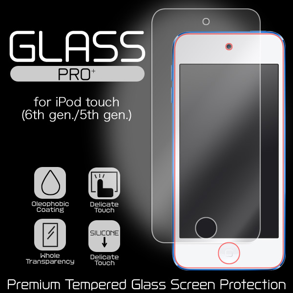 GLASS PRO+ Premium Tempered Glass Screen Protection for iPod touch(6th gen./5th gen.)